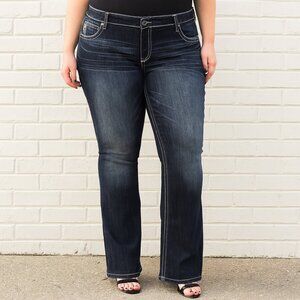 Ariya Jeans Boot Cut Faded Medium Wash Size 13/14 S